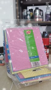 Gói 3 cái khăn lau đa năng không trầy xước Scotch-Brite 18 x 20cm 3M - Tốc độ 247 thấm hút gấp 20 lần không gây trầy xước