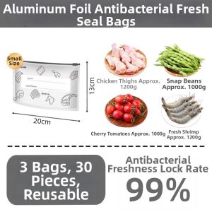 World View | Reusable Household Food Storage Bag Aluminum Foil