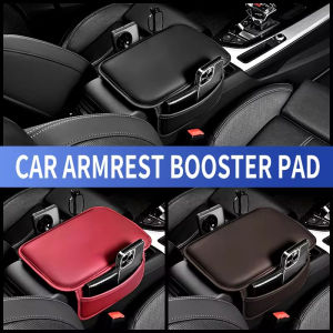 Car Armrest Box Pad Center Console Arm Rest Waterproof Armrest Protector Cover Elbow Rest Cushion with Storage Pocket Interior