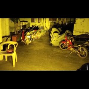 1Pair Original tdd LED Laser Mini Driving Light Full Set White Light And Yellow Cover