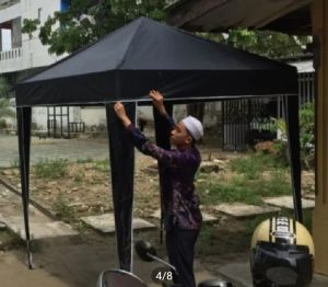 TENDA BAZAR 1.5 x 1.5 TENDA ANTI KATAN FUULLSET TINGGAL PAKEK TENDA BAZAR TENDA JUALAN TENDA STAN TENDA PIRAMIT TENDA KRUCUT TENDA KAZEBO TENDA OFDOR TENDA BONGKAR PASANG TENDA OK UKURAN 1.5 x 1.5 WARNA PILIH SAJA TENDA KOKOH AMANAH TERPERCAYA BASTY