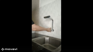 Kran Angsa Wastafel Cuci Piring Flexible 360 Derajat Engkol 1/2 Inch Keran Dapur Goyang Sink Lipat