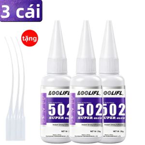 LOOLIFL | 1-7 Cái 20G 502 Siêu Keo Dán Chuyên Nghiệp Độ Bền Cao Khô Nhanh Keo Dán Tức Thì Cho Ô Tô Kim Loại Gỗ Thủ Công Sở Thích - Trong Suốt