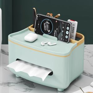 WANGXINGHEYUE | Multi-functional Tissue Box and Remote Control Organizer