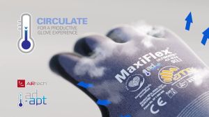 ATG MaxiFlex Elite 34-274 Lightweight Safety Gloves Navy