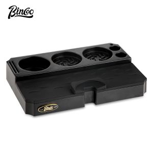 BINCOO ชุดฐานที่อัดกาแฟค้อนกาแฟแผ่นเก็บของฐานที่เก็บอุปกรณ์ทานอาหารกาแฟขนาด51/58มม.