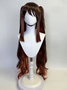 Game Genshin Impact - Hutao Cosplay Wig Chinese Game Hu Tao Costume Props Halloween Cosplay Hearwear Accessories