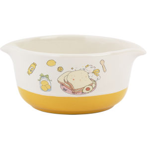 LOTUS BLUE | Multi-Use Ceramic Bowl Set - Salad Fruit Baby Food Soup Snack Bowl