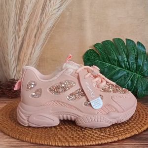 Sepatu Anak Perempuan Import Sekolah TK Variasi GLITER MIANZHI Fashion New IMPORT