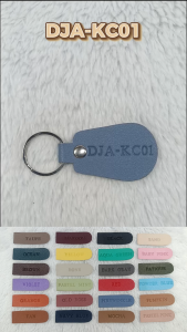DJA-KC03–Personalized Car Keychain | Faux Leather | Up to 8 Letters | Handmade in Marikina