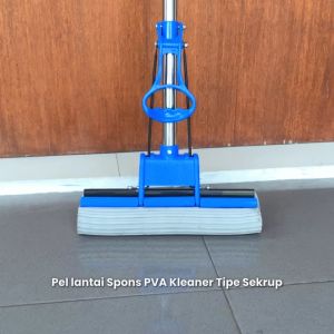 Kleaner Alat Pel Lantai Spons PVA Tipe Sekrup Floor Mop Pembersih Lantai GSA005