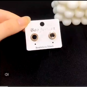 Anting Titanium Wanita Bulgari Terlaris Perhiasan Fashion Lapis Emas kualitas Premium Anti Karat