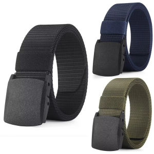 Mens Belt Outdoor Casual Canvas Belt Metal Free Training Nylon Tactical Belt With Pants Jeans Belt Sports Belts For Men Women