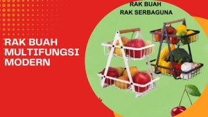 Rak Buah Besi Segitiga 2 Tingkat Rak Serbaguna Rak Keranjang Bawang Buah Dan Sayur