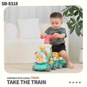 BABY WALKER TRAIN (5 IN 1) SB-8318 SPACEBABY  mainan anak