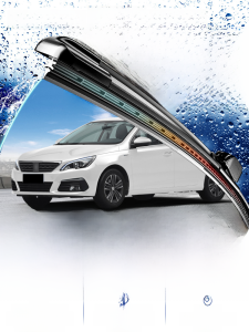 Quiet Wiper Blades Suitable for Peugeot 301/307/308/408/508 2008/3008/4008/5008 Boneless Windshield Wiper Blades Front Window