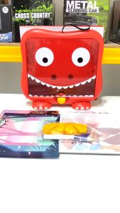 Papan Creative Puzzle Magnetic Red Dino | Mainan Edukasi Puzzle Papan Gambar Anak Seru