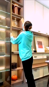 Collapsible ladder Carbon steel thick ladder 5 step Black ladder portable outdoor multi-functional non-slip ladder