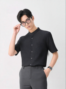 Business Leisure Short Sleeve Shirt Men