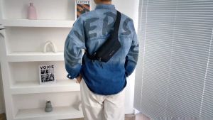 ใหม่ กระเป๋าสะพายข้างผู้ชาย กระเป๋าคาดอก กระเป๋าสะพายหลัง ความจุขนาดใหญ่และทนต่อการสึกหรอ