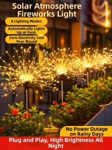 XLYS | Solar Dandelion Fireworks Effect Decorative Light