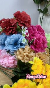 Bunga Carnation OF Anyelir Cabang 5 Artificial Buatan Home Decor Hiasan Dekorasi Pelaminan