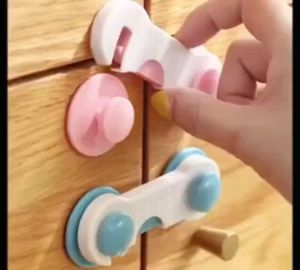 Kunci Pengaman Laci Pintu Lemari Pakaian Kulkas Rak Etalase