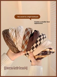 NING ZHOU | Face Slimming Youthful Wide Braided Headband