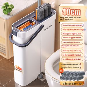 JOYBOS | Cây Lau Nhà Dùng Khô & Ướt Không Cần Dùng Tay Để Vắt