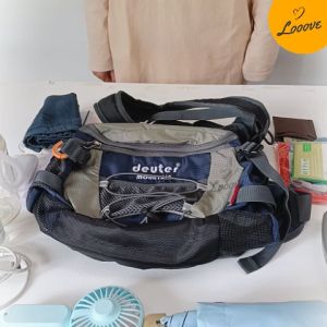 Waist Bag / Tas Pinggang Multifungsi / Ransel Outdoor Gunung Sepeda Tali Punggung / Adventure Daypack - Waist Bag Deuter 10 Liter