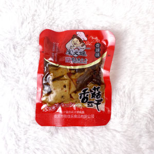 Stone Ground Tofu Snack Spicy Barbecue Flavor Five Spice Scented Chicken Juice Leisure Food Small Bites from Sichuan Province