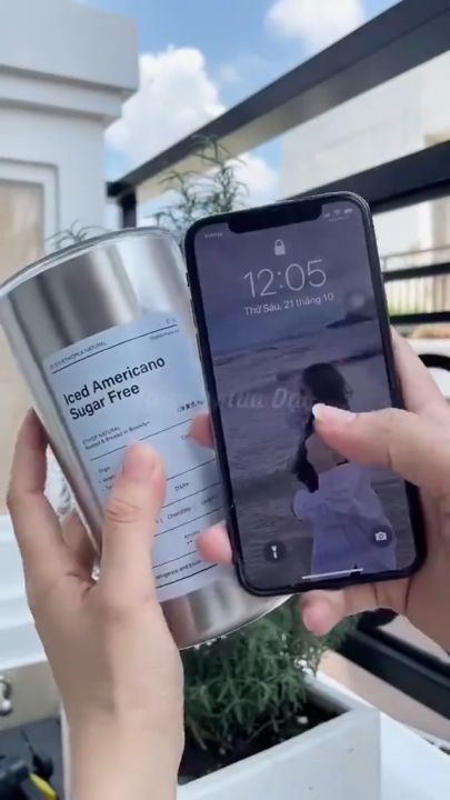 Ly Giữ Nhiệt Iced Kèm Ống Hút Dung Tích 300ml & 600ml Chất Liệu Inox ...