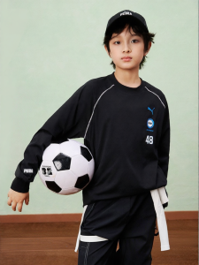 PUMA | Moisture Wicking Quick Dry Childrens Long Sleeve T-shirt