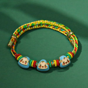 Childrens Dragon Boat Festival Rainbow Wristbands Bracelet