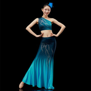 Milk Silk Dai Ethnic Dance Costume for Children and Women Traditional Chinese Stage Clothing with Fish Tail Design