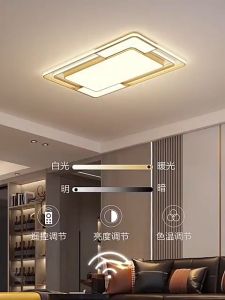Modern LED Ceiling Light Dimmable With Remote Black Square Ceiling Lamp for Living Bedroom lighting Ceiling Lights