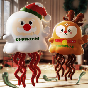 Dancing Pumpkin Ghost Baby Toy Dancing Santa Claus Twist And Stress Relax Trick Wind Up Toy For Christmas Gifts
