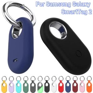 New For Samsung Galaxy Smart Tag 2 Locator Tracker Case Keychain Anti-Scratch Protective Skin Cover For Smart Tag Tracker Holder