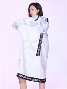 AquaPlay diving cape warm and windproof swimming robe quick drying bath towel adult swimsuit beach towel jacket.