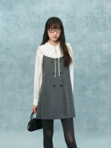 AIVEI | Youthful Stylish Intellectual Winter Vest Dress