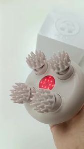 Máy Massage Đầu Điện Chống Nước IPX6 Sạc Lại Được Dụng Cụ Massage Tóc Giúp Thư Giãn Giảm Stress Chất Liệu ABS Dụng Cụ Gãi Đầu.