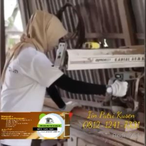 KUSEN PINTU PINTU DOUBLE SWING LENGKAP DUA JENDELA KACA KANAN KIRI MINIMALIS UTAMA BAHAN KAYU JATI GMELINA MERANTI BAYUR