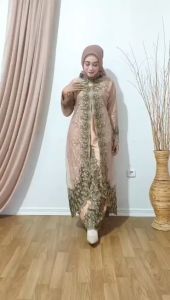 gamis asoka//gamis tule bordir premium//gamis pesta mewah produk pelangi jaya TERSEDIA UKURAN JUMBO
