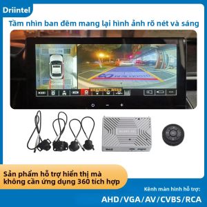 Camera Hành Trình 4 Chiều 1080P HD Với Tầm Nhìn Ban Đêm 360 Độ °   Hệ Thống Camera Hành Trình Ô Tô Có Chức Năng Giám Sát Đỗ Xe Toàn Cảnh Chống Nước Phạm Vi Động Rộng