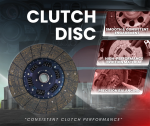 ISUZU D-500 / 6BG1 / 6BB1 / 6BD1 FINGER CLUTCH DISC 12" X 10T MOHASHI (1PC) MID-006Y
