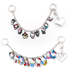 Sanrio Hello Kitty 50th Anniversary Bag Pendant Keychain My Melody Cool Lovely Pendant Jewelry Ideal Gift For Female Friends