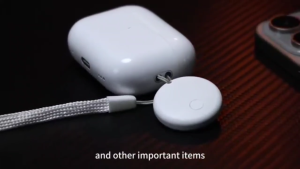 Real Time GPS Intelligent Anti Loss Tracker New Material Air Tracker Smart Tag Key Locator Works for Google Find My Device (Only for Android) Worldwide Accurate Tracking Anti-lost Device for Keys Pets Wallets Suitcase