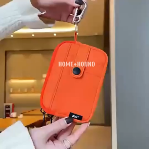 HOME+HOUND Canvas Zipper Large Capacity Coin Purse Student Boys Girls Key Holder Earphone Card Holder ID Card