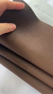 RJ Kulit Wirio Biji Kopi Cokelat Ukuran 46 x 90 cm Jok Motor Kualitas Premium SB TECH Supplier Utama