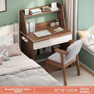 Childrens Study Table with Bookshelf
